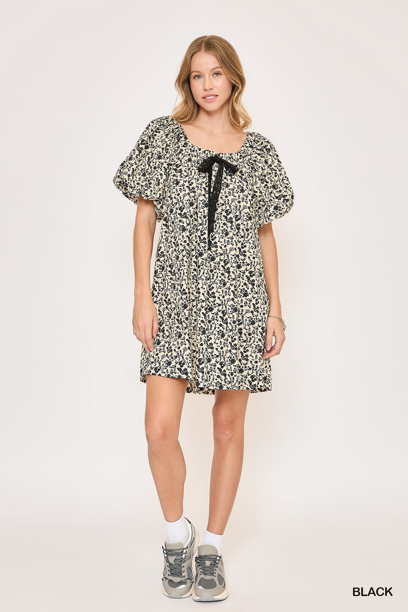 Umgee Floral Babydoll Dress P488