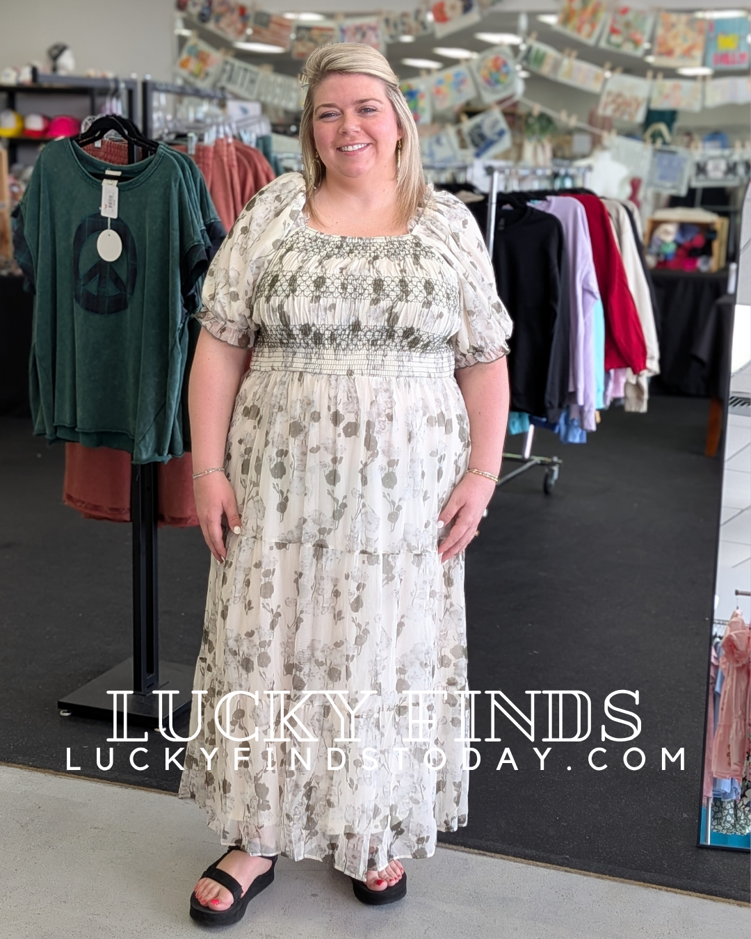 Coastal Curvy Maxi Dress W364