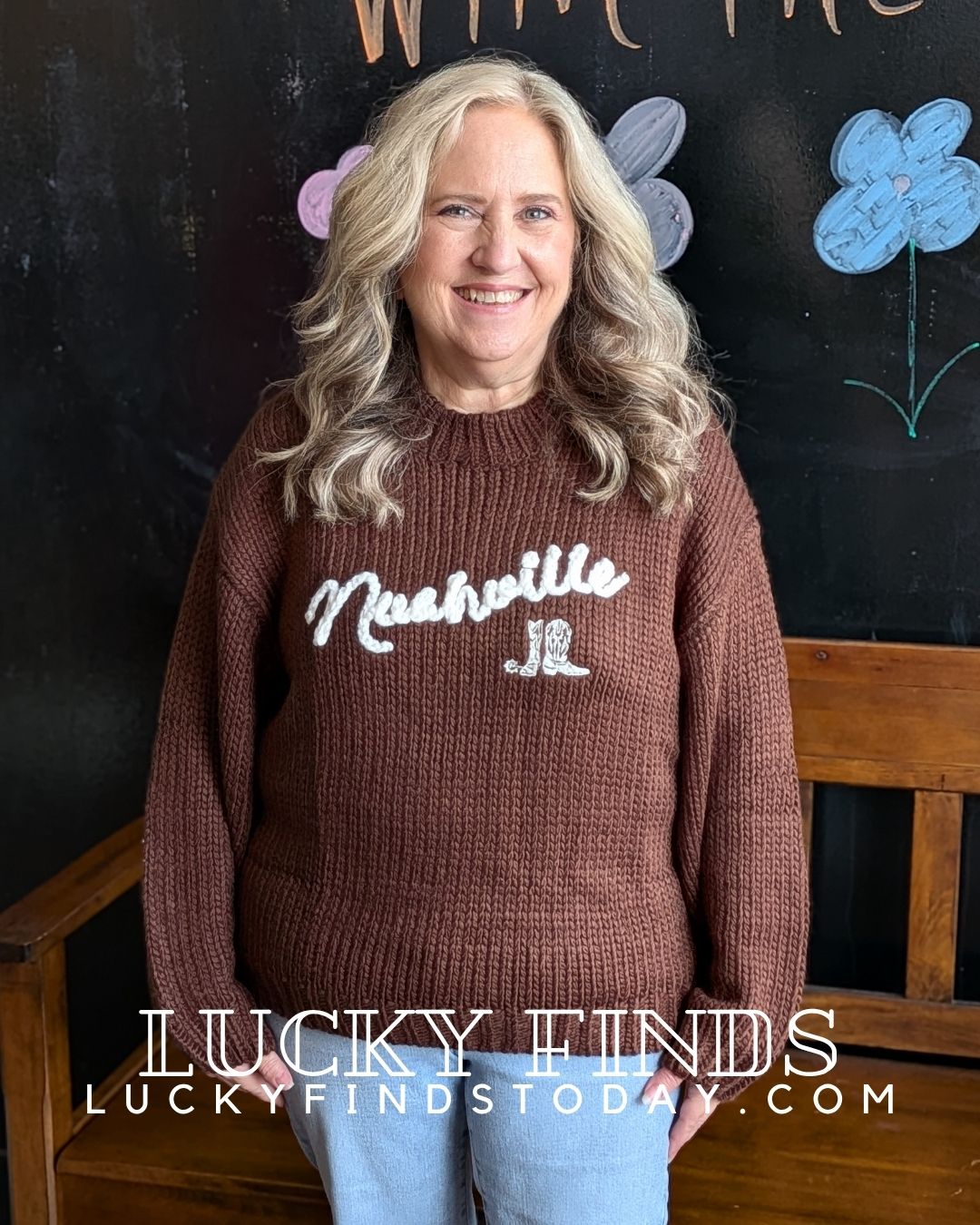 Cozy Nashville Knit Sweater W461