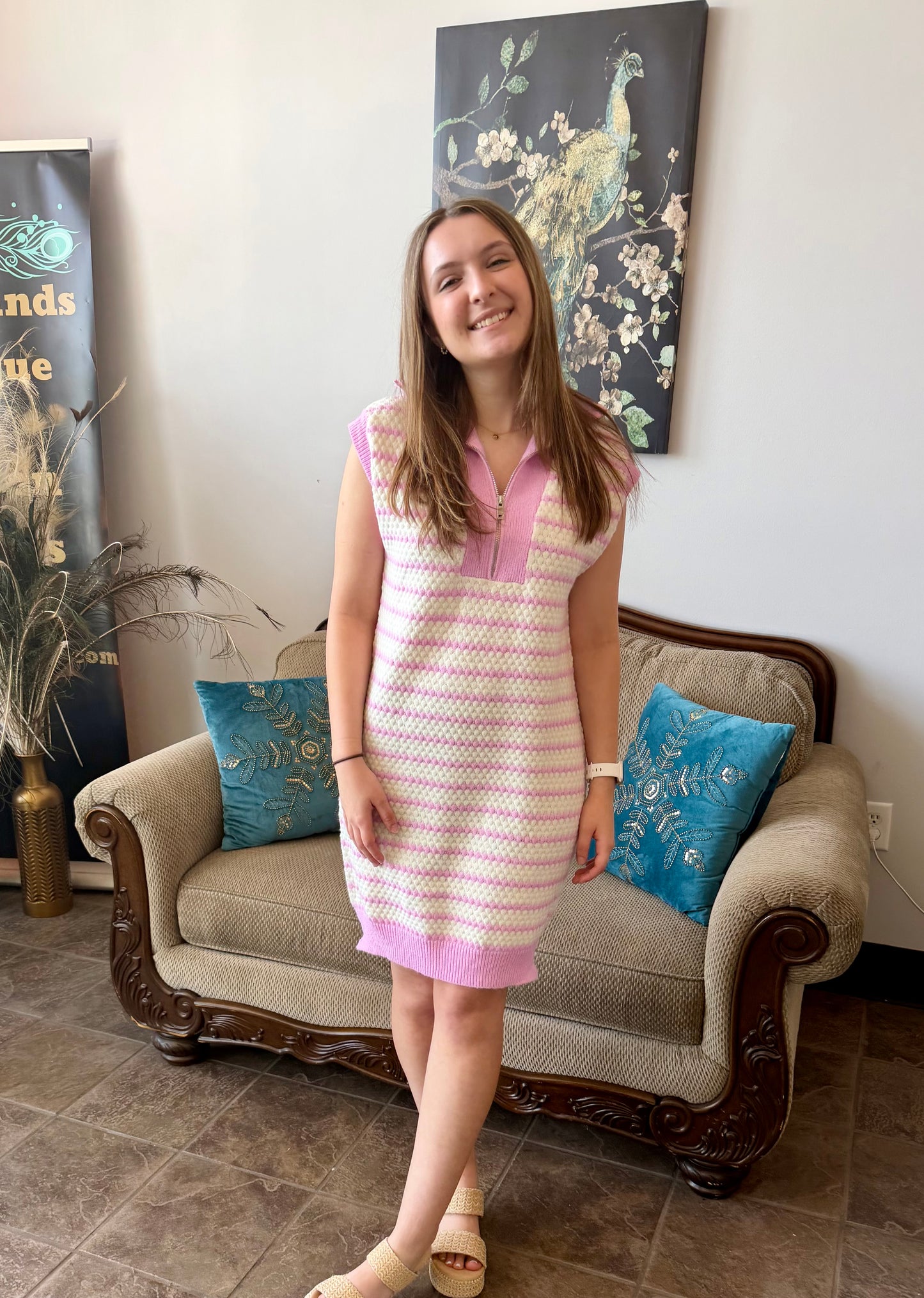 Sunday Stroll Color Block Dress W329