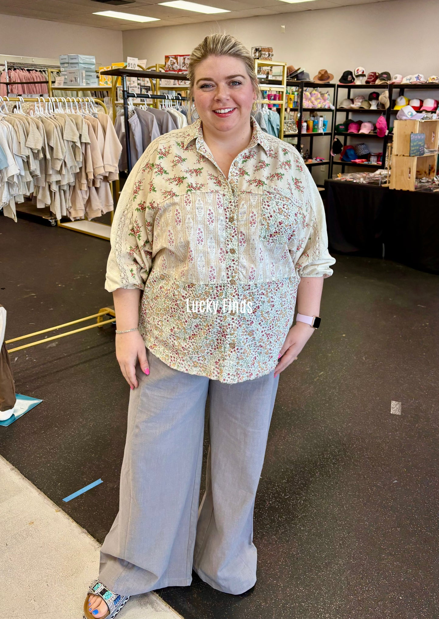 Fancy Easel Patchwork Top P463