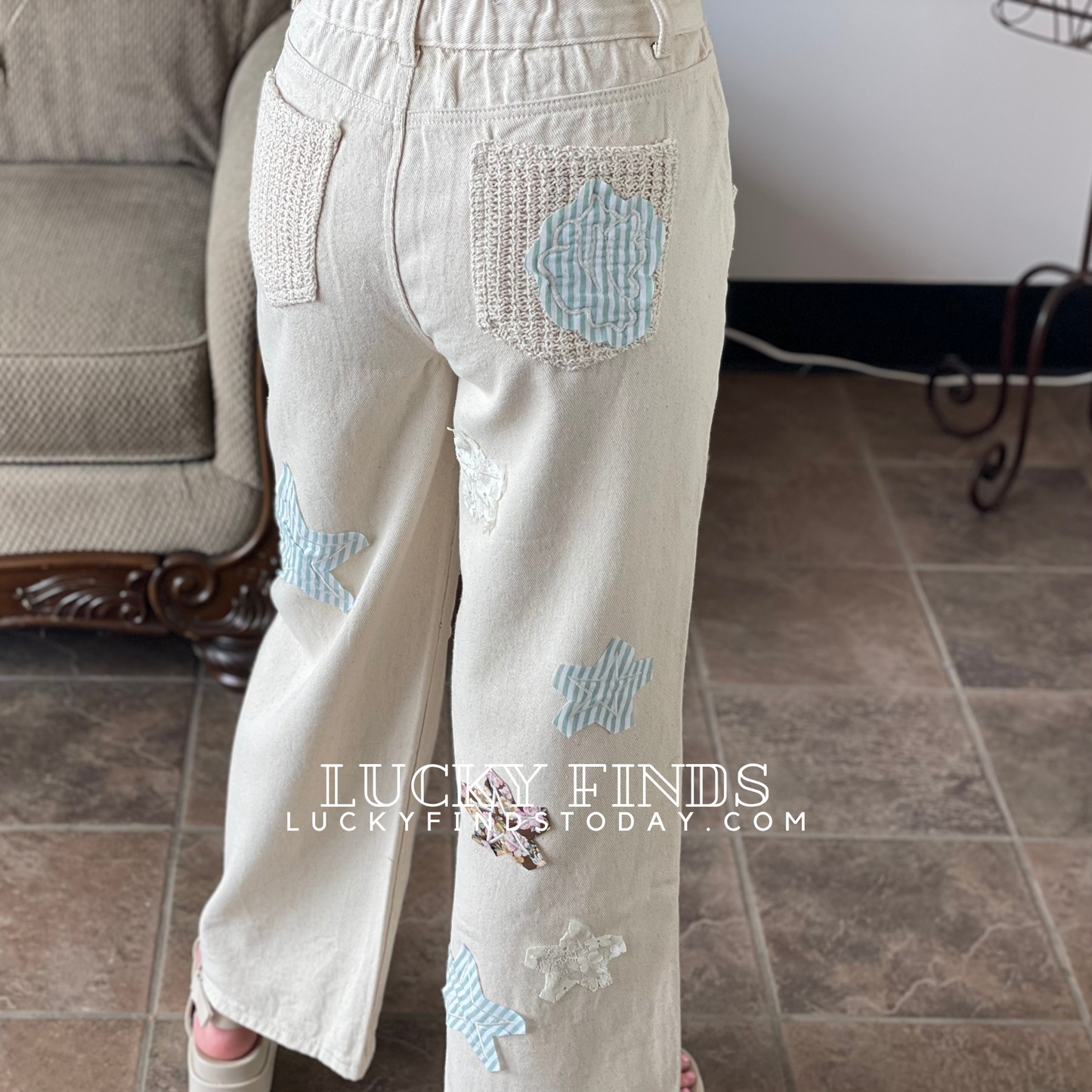 Trendy POL Star Patch Jeans P316