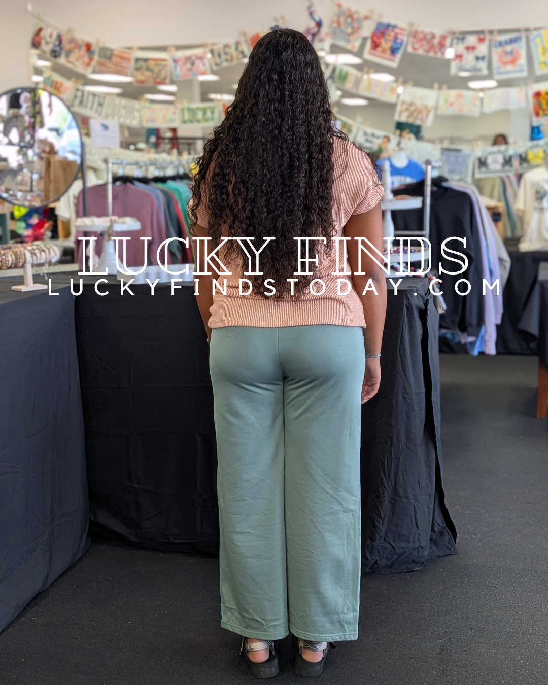 Bold & Playful Patchwork Pants D1716