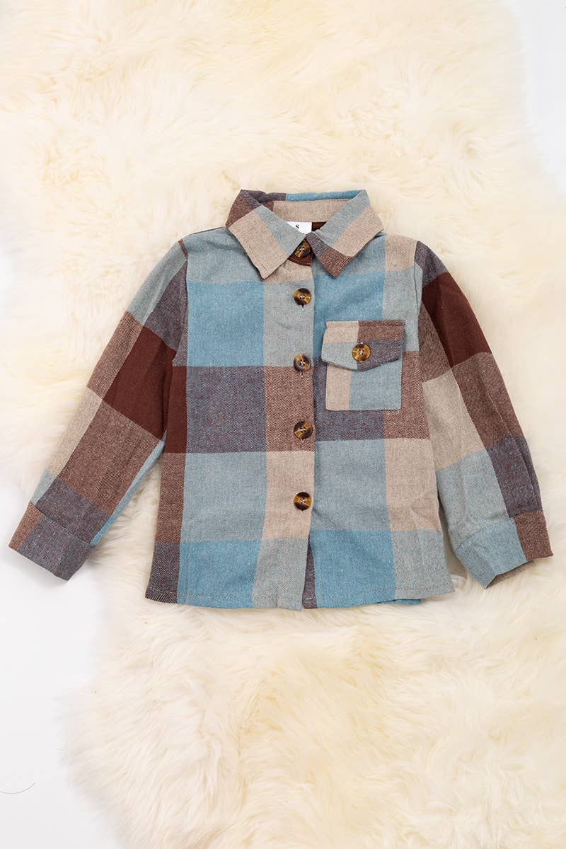 K145 BOYS PLAID SHIRT