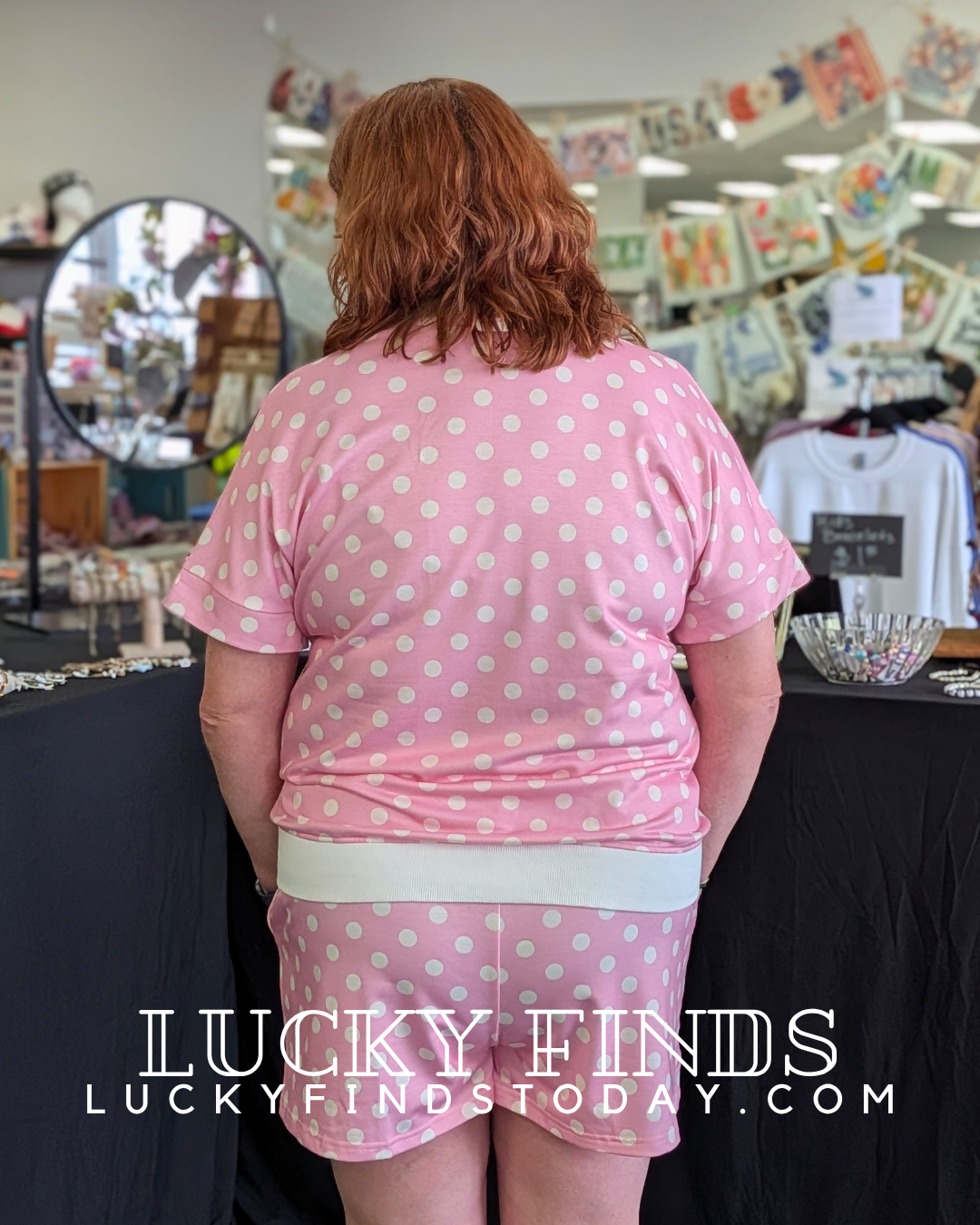 Lucky Polka Dot Shorts Set D1744