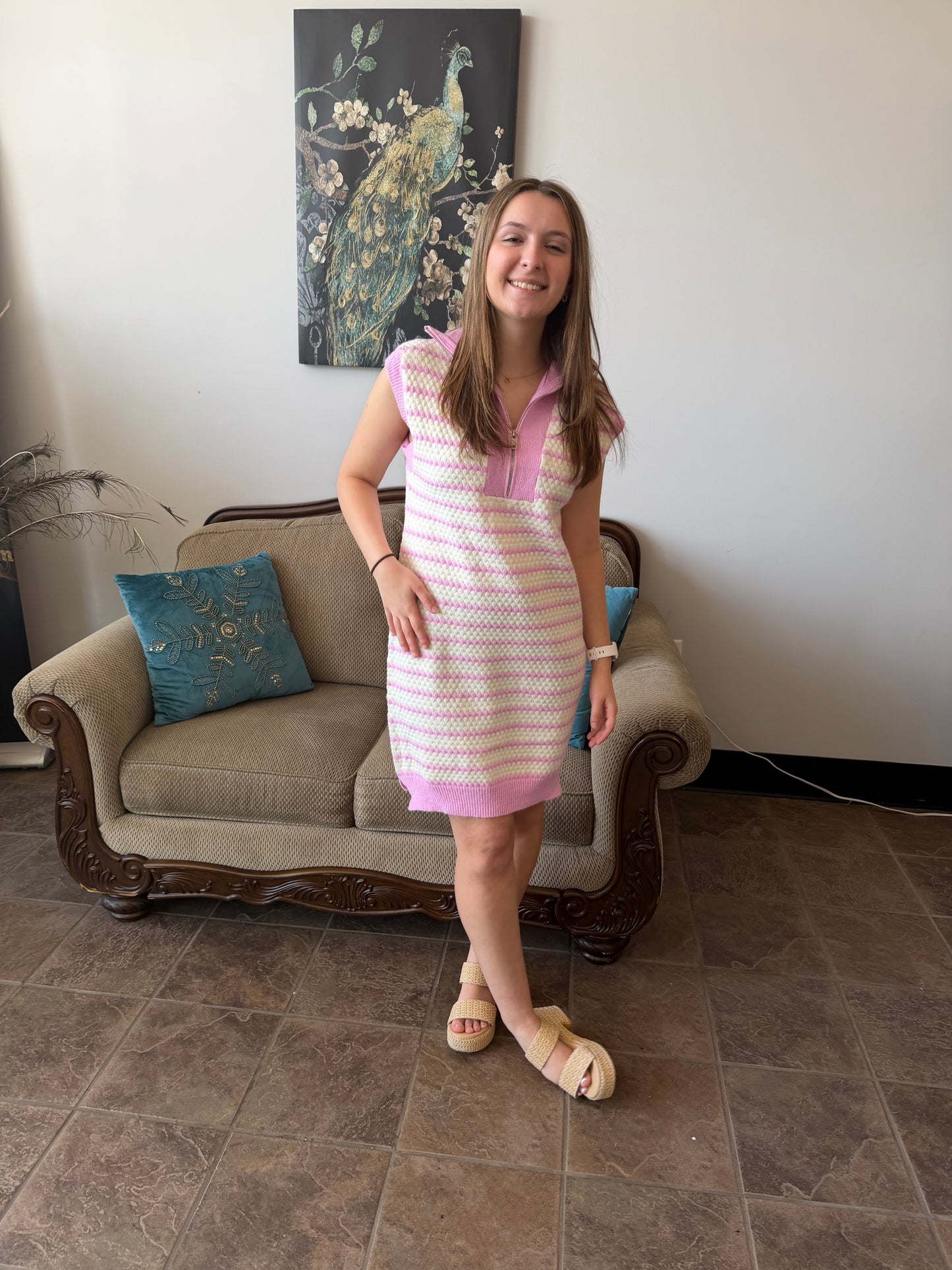 Sunday Stroll Color Block Dress W329