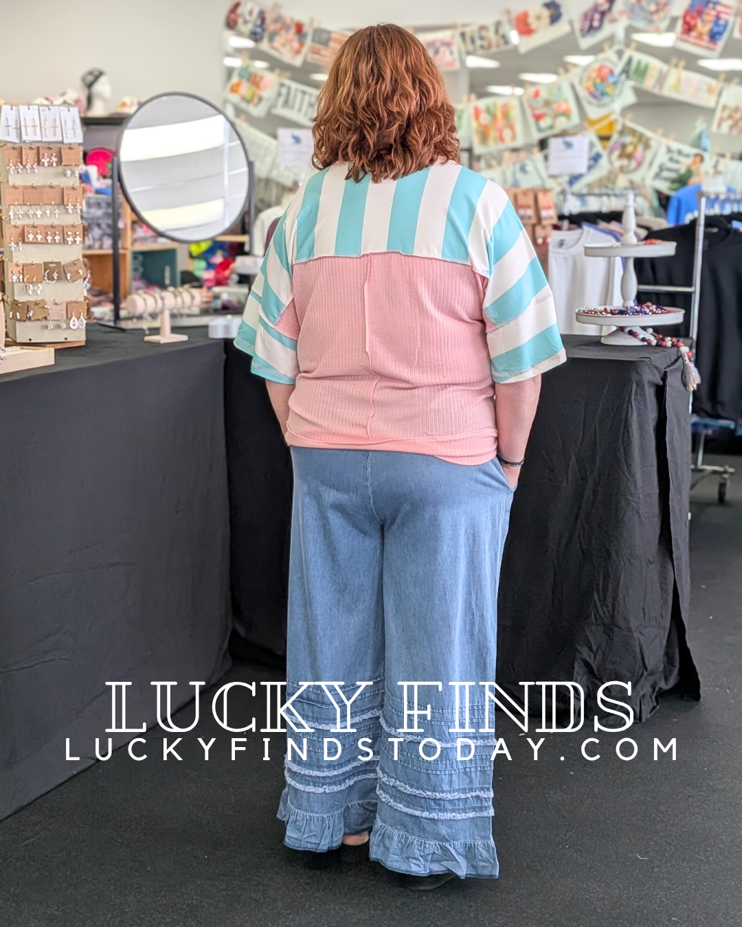 Coastal Striped Top D1714