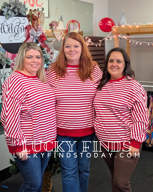 Find Love Casual Striped Top D1631