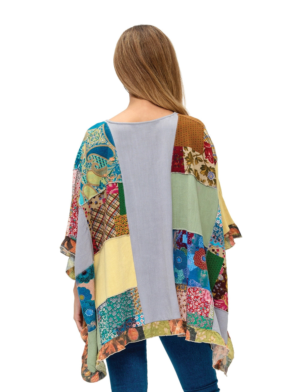 Vintage Retro Poncho Top A301