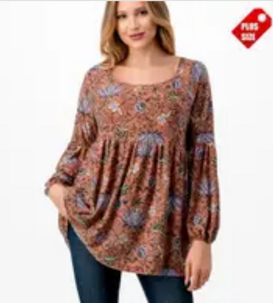 Bridgestreet Curvy Tunic 8182