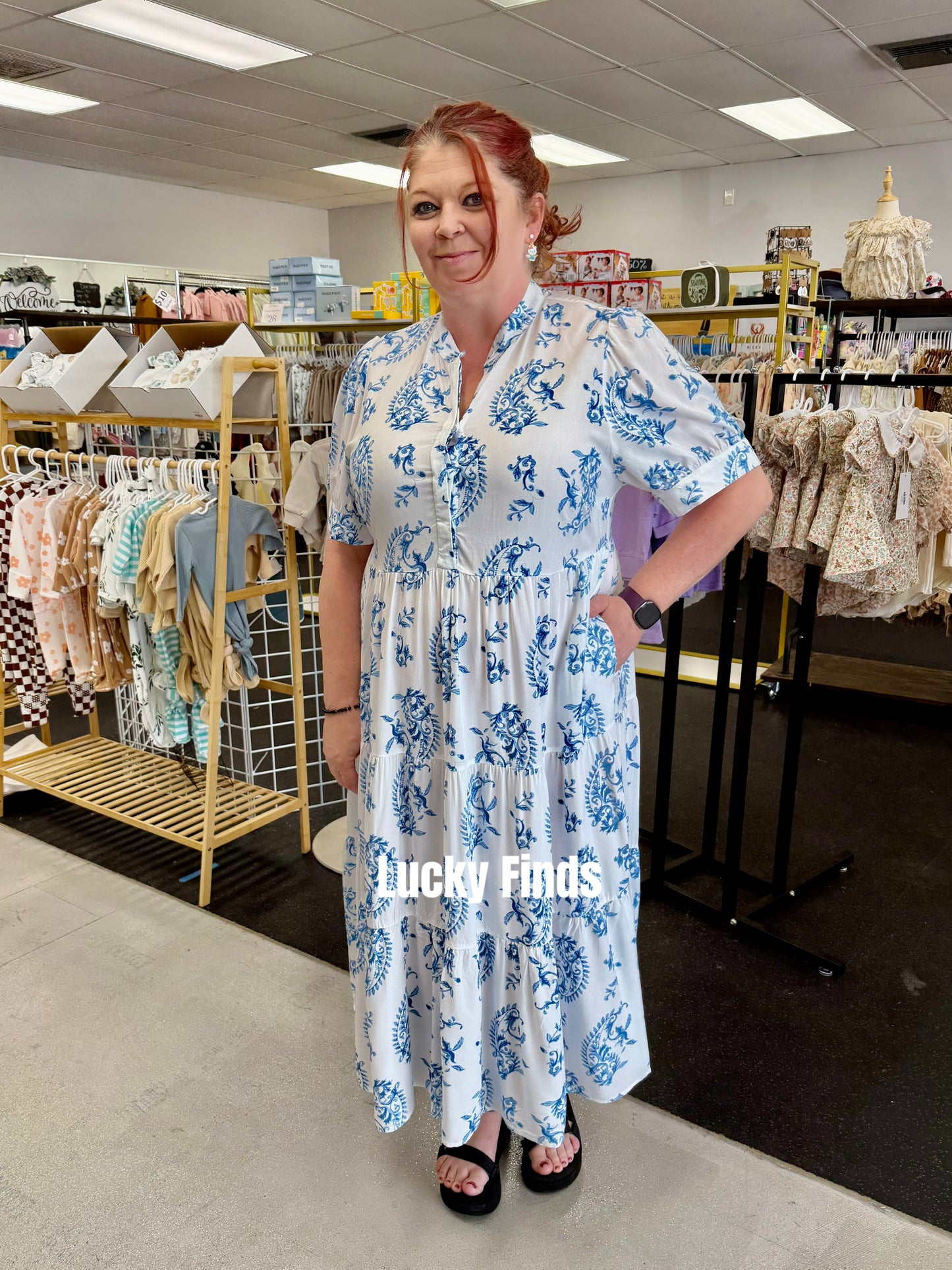 Ready To Soar Curvy Maxi Dress D1698