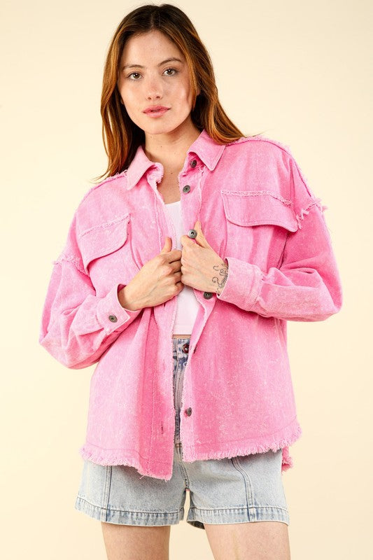 Loving You Denim Shacket/Jacket 8618