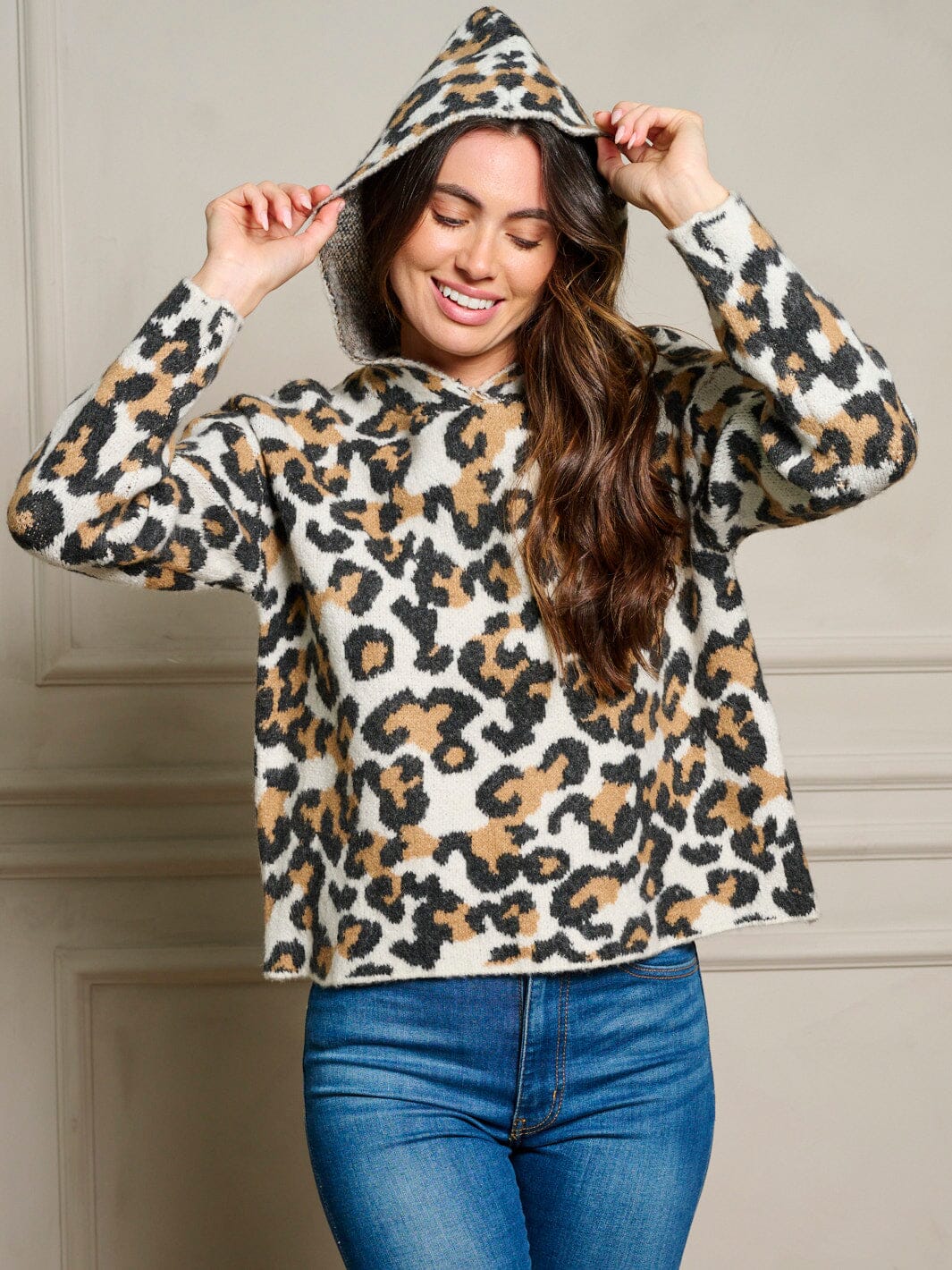 It's Me Leopard Hoodie 8651