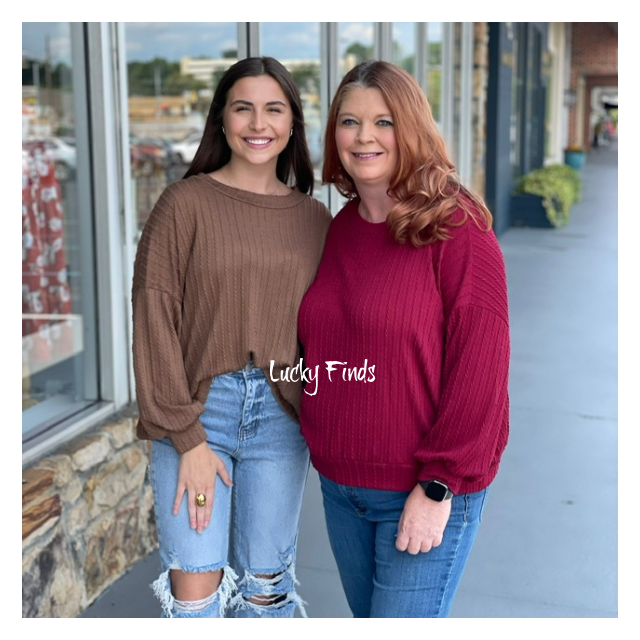 Florence Cable Knit Top 8690