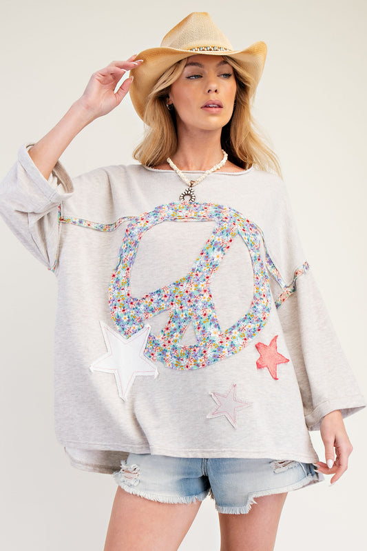 Cute Easel Peace Top 8776