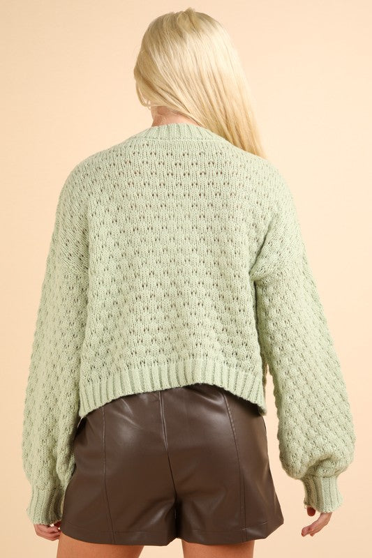 Elegant Daisy Sweater Top 8797