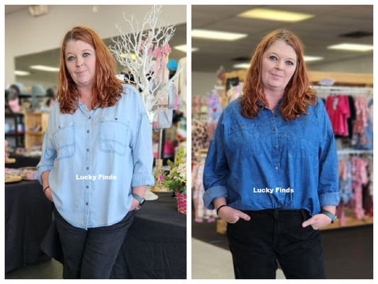 Everyday Curvy Denim Shirt 8931
