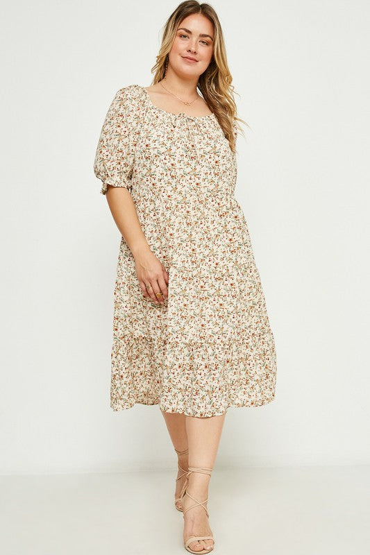 Coastal Curvy Midi Dress 8934