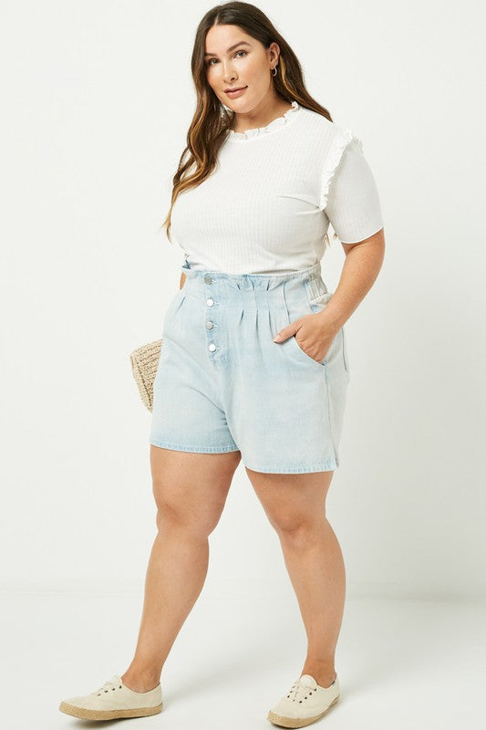 Love My Cyrvy Denim Shorts 8938