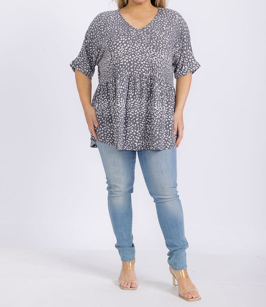 Picnic Lover Curvy Top 8952