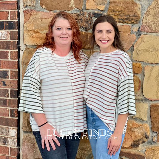 Jordan's Fav Stripe Top 9007