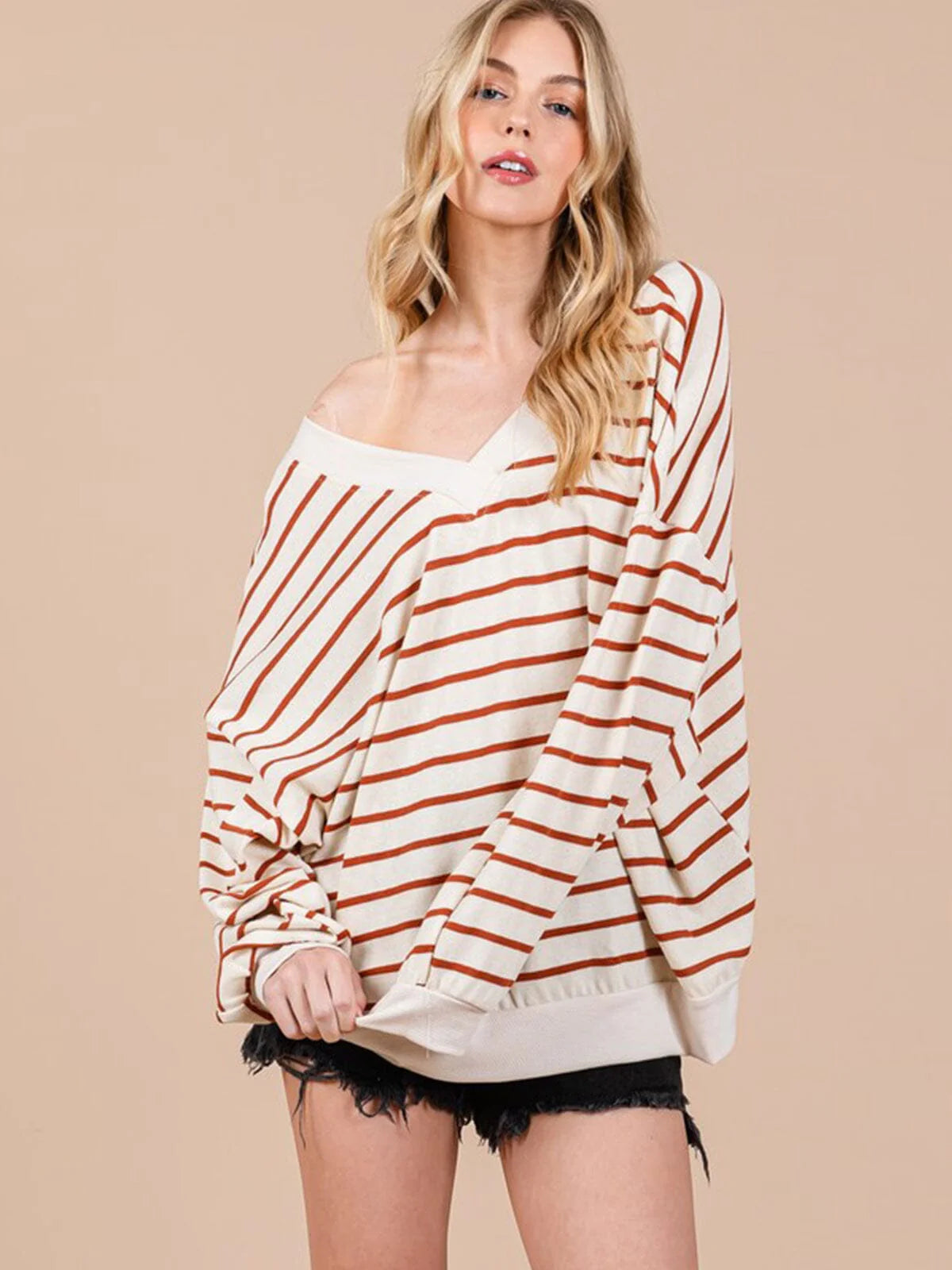 My Rosy Stripes Top 9024