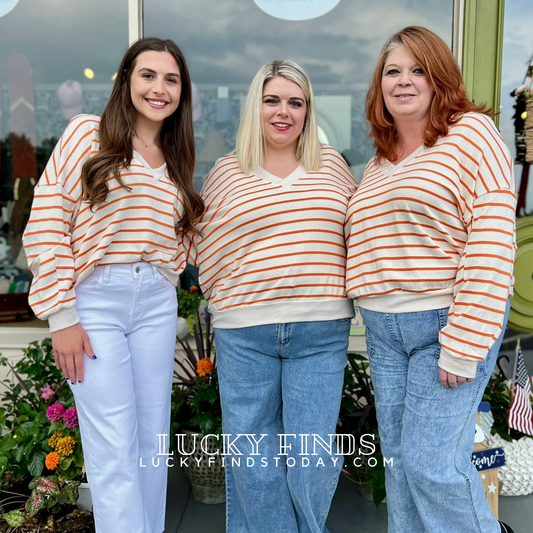 My Rosy Stripes Top 9024