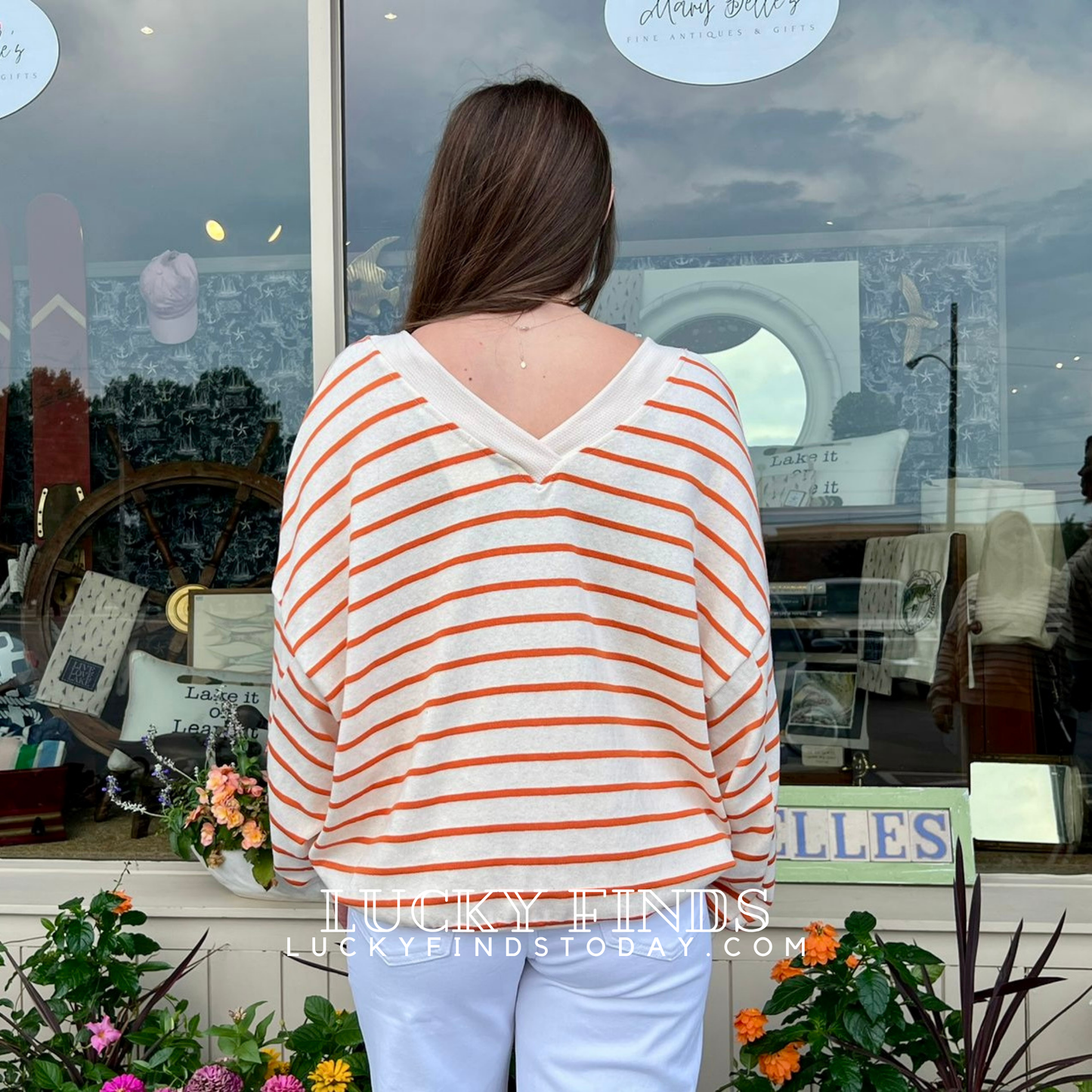 My Rosy Stripes Top 9024