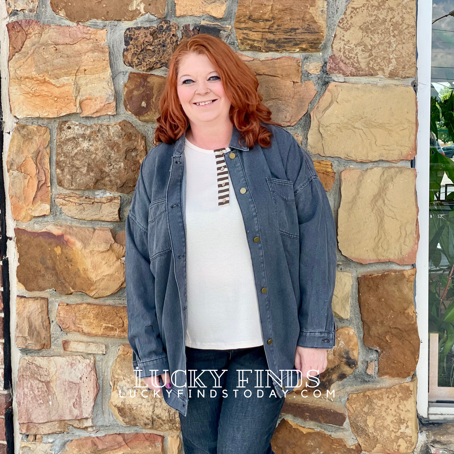 Rock w Me Denim Shacket 9035