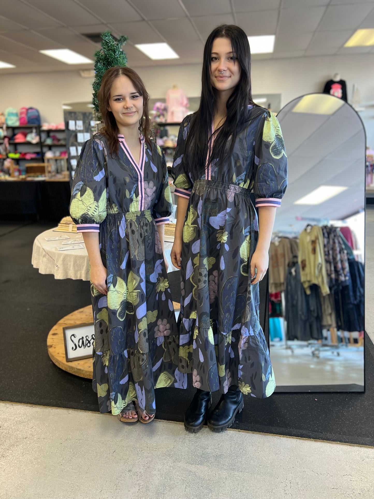 Mosaic Melody Umgee Midi Dress P439