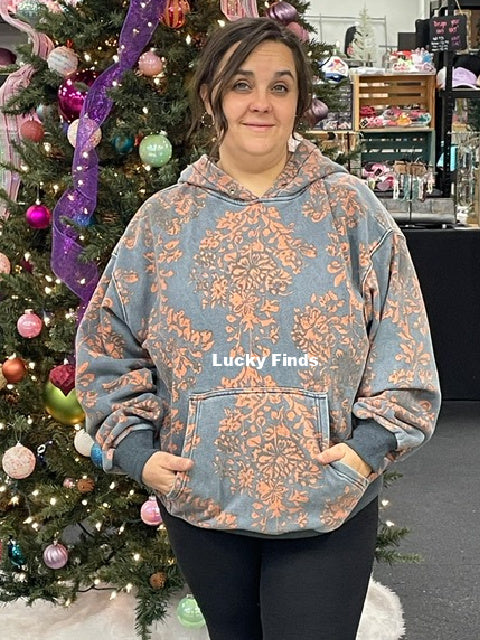 Dreamer Floral Hoodie Top A232