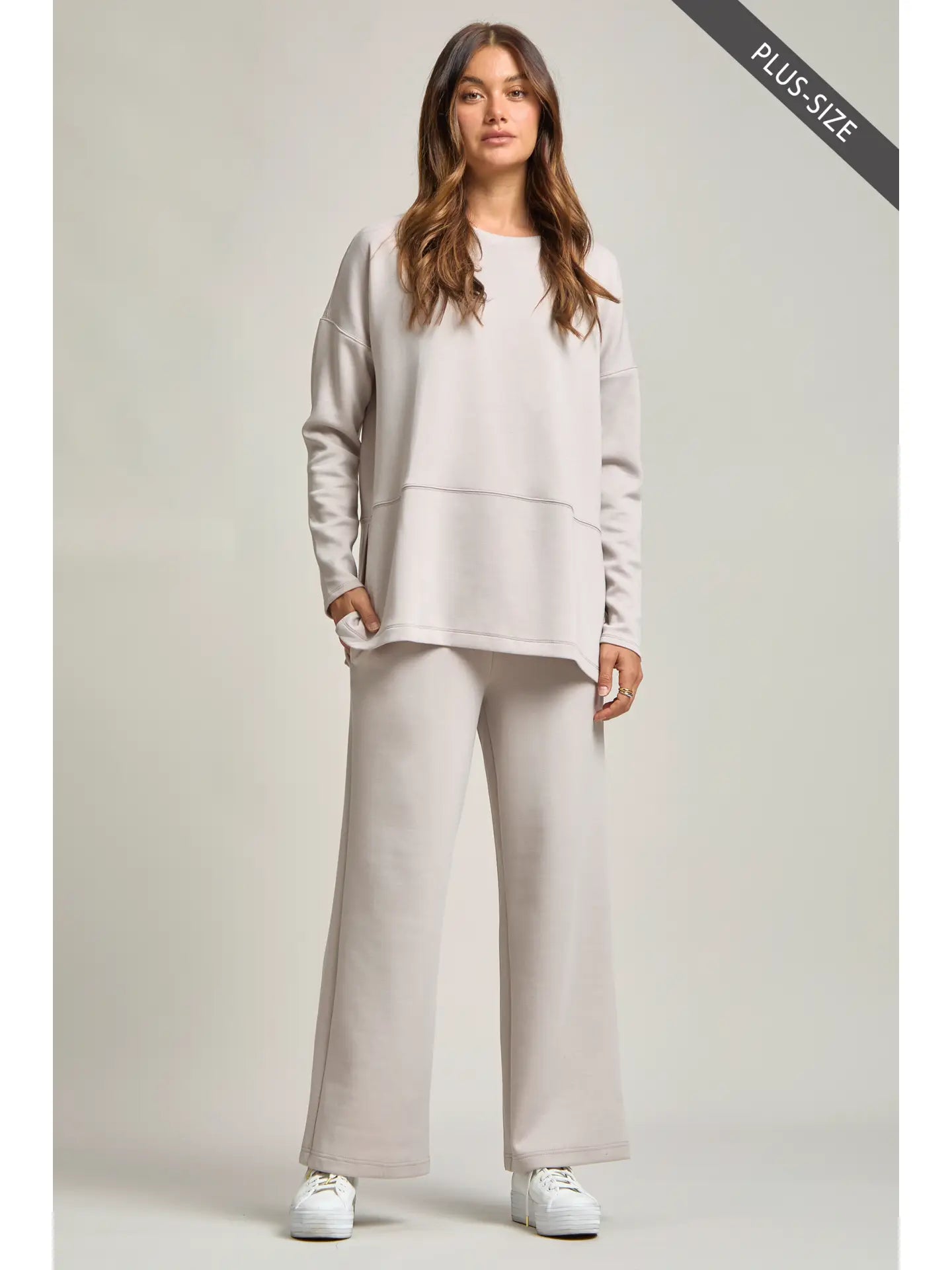 Curvy Travel Tunic Pants Set A242