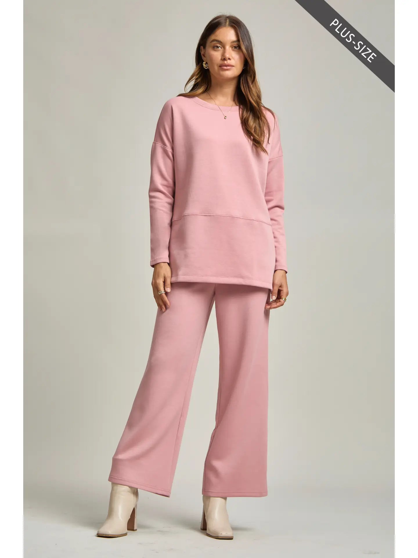 Curvy Travel Tunic Pants Set A242