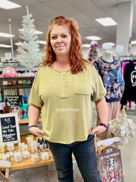 Happy Comfy Curvy Top A256