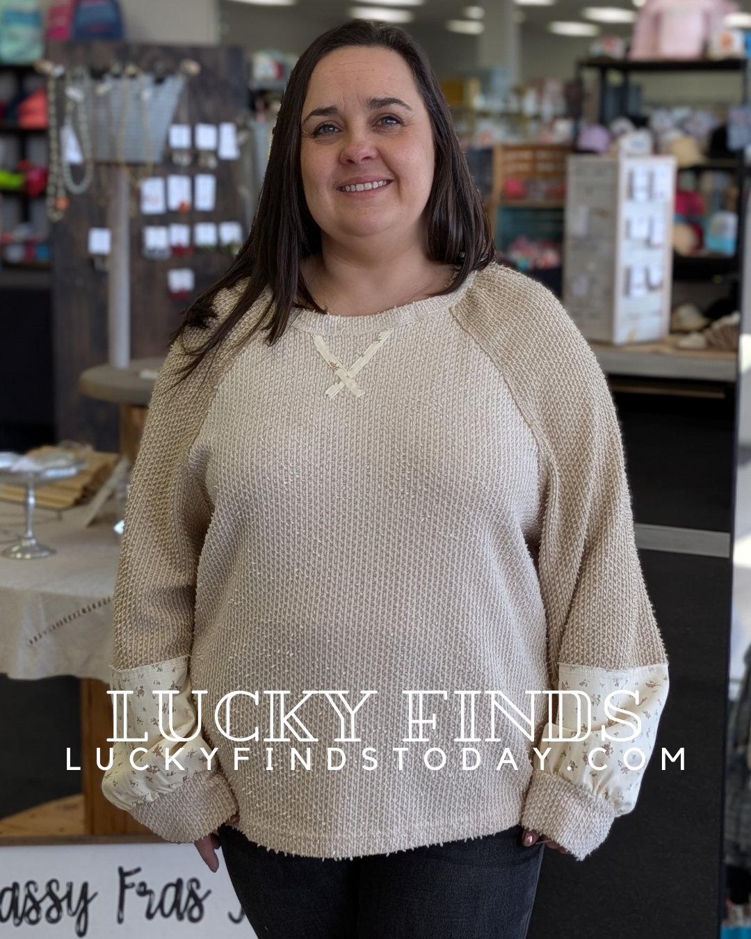 Color Block Casual Knit Top A257