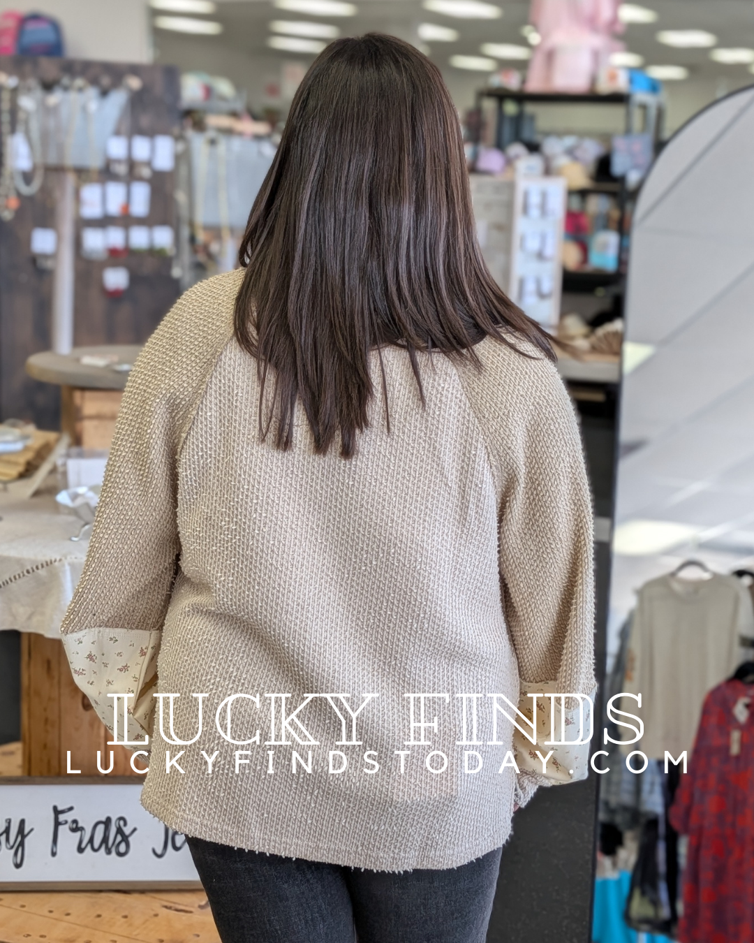 Color Block Casual Knit Top A257