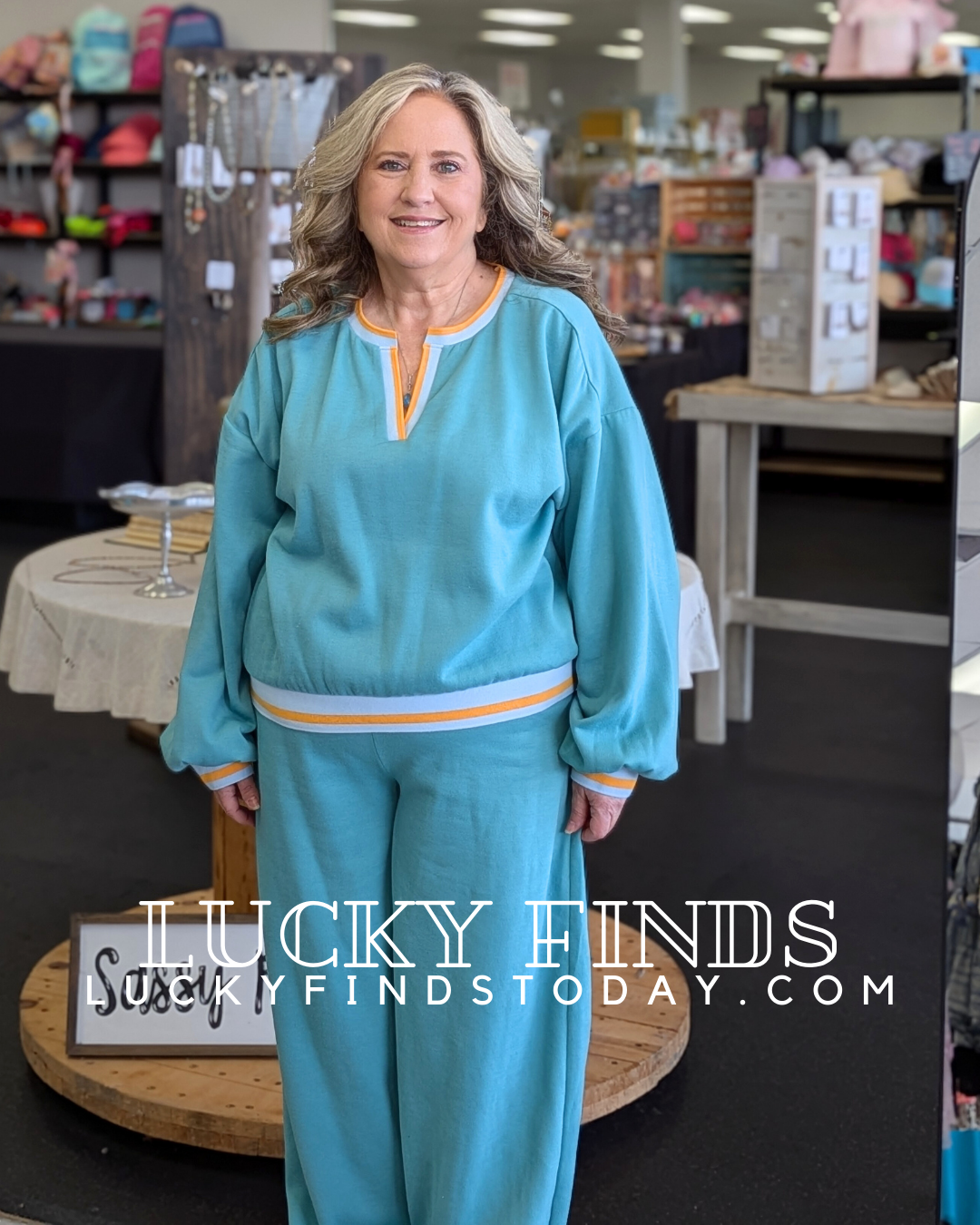 NYC Color Block Pants Set A258