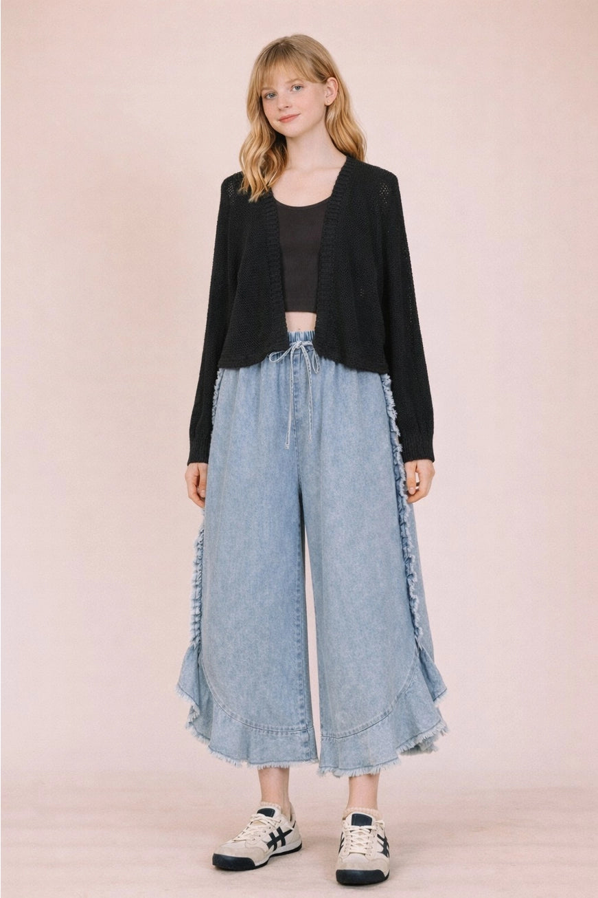 Vintage Ruffle Pants A262