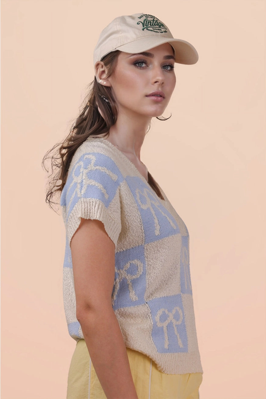 Bow Lover Summer Top A264