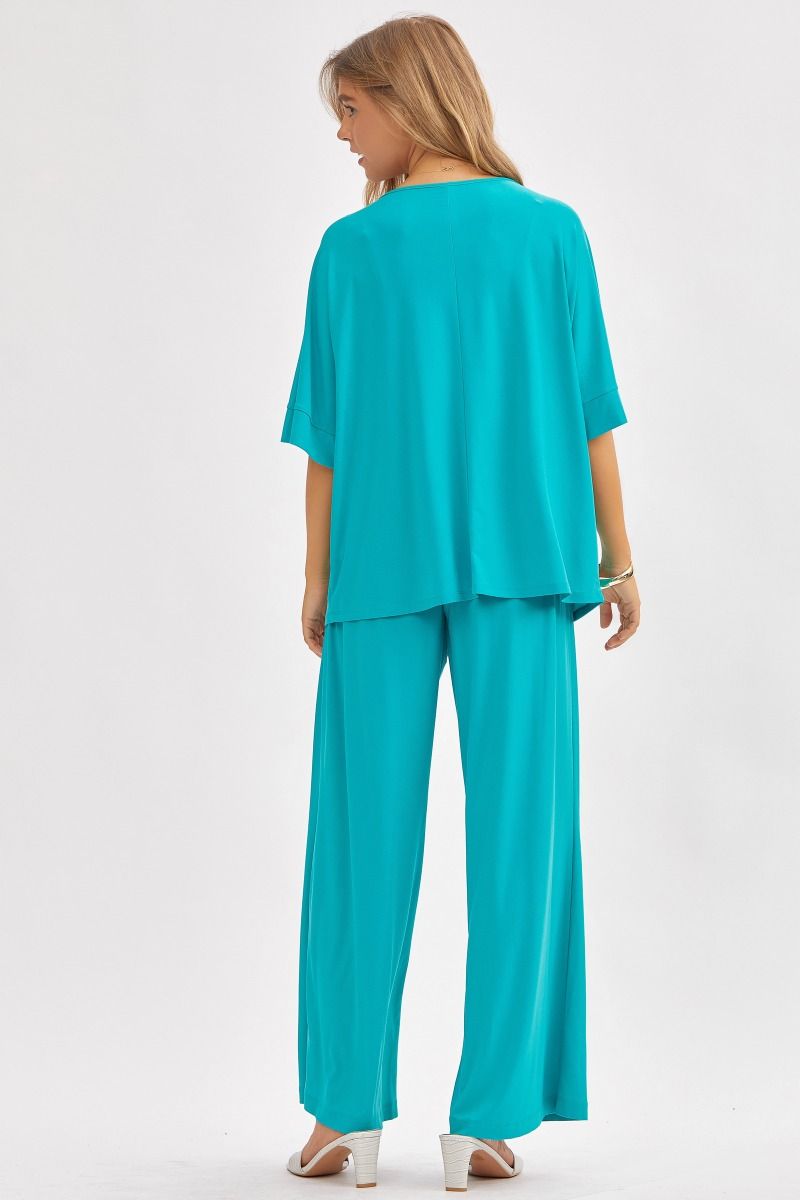 Cabana Wide Leg Pants Set A269