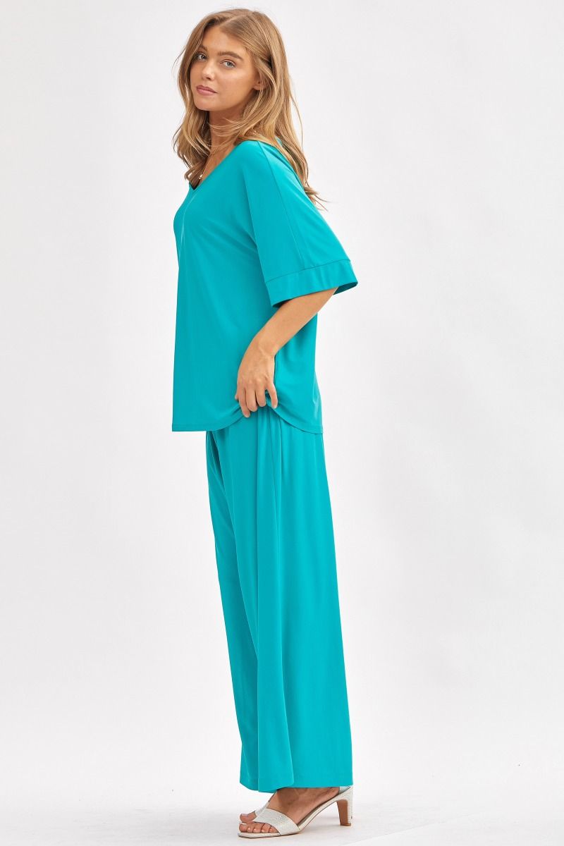 Cabana Wide Leg Pants Set A269