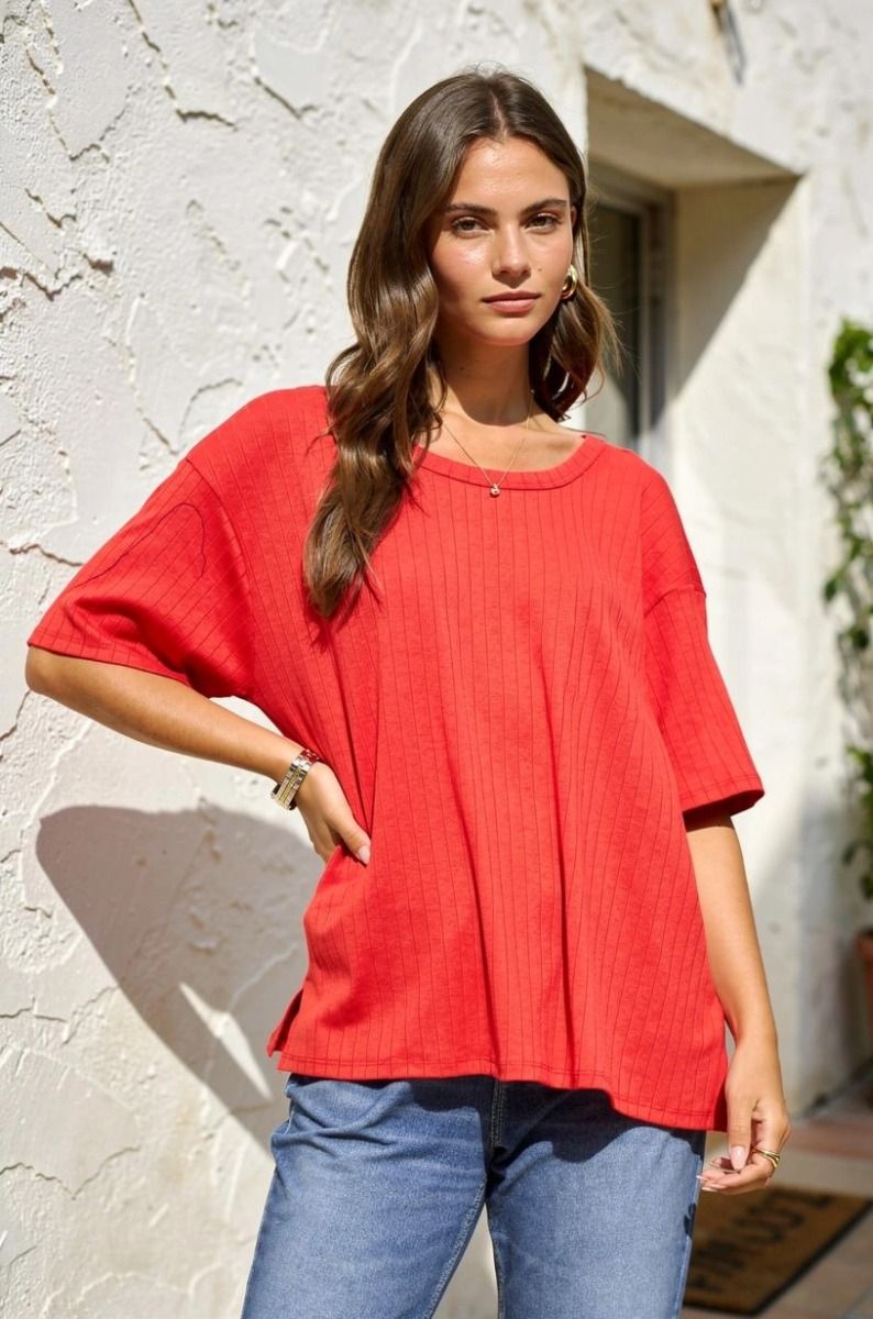 Boyfriend Comfy Knit Top A285