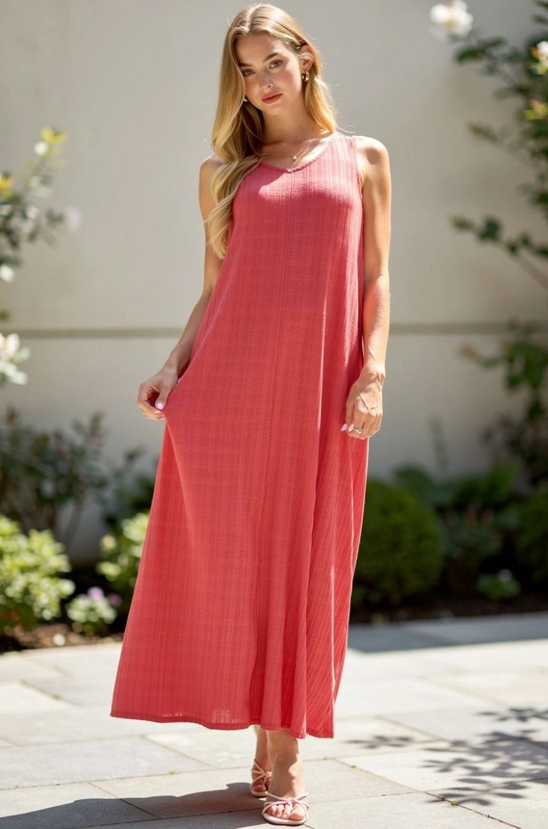 Casual Breezy Maxi Dress A286 Final Sale