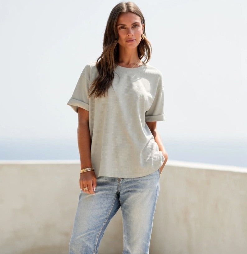 Two Tone Comfy Top A287