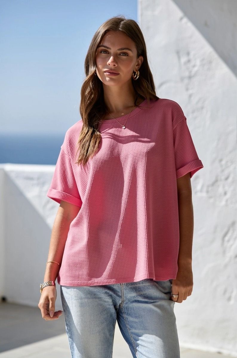 Two Tone Comfy Top A287