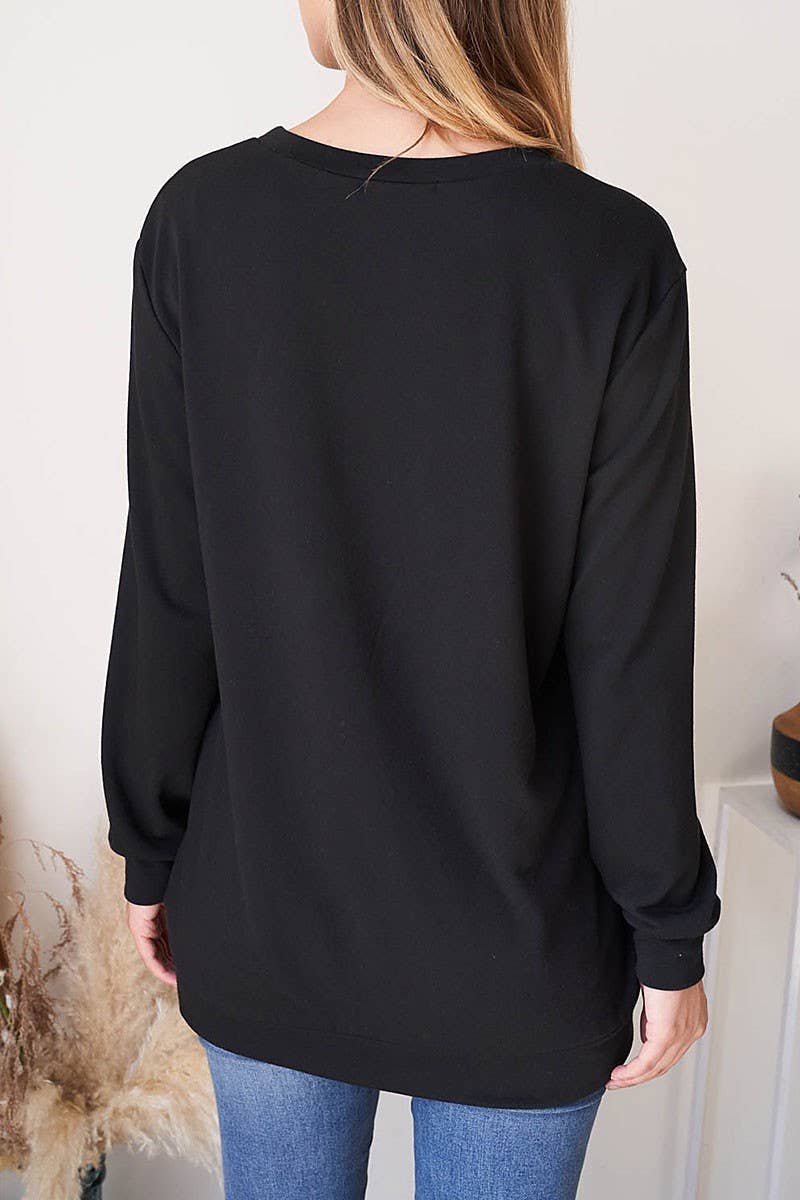 Fun Curvy Sequin Top W290