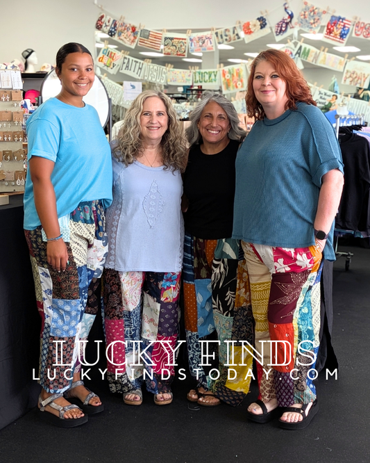 Vintage Patchwork Jogger Pants A296