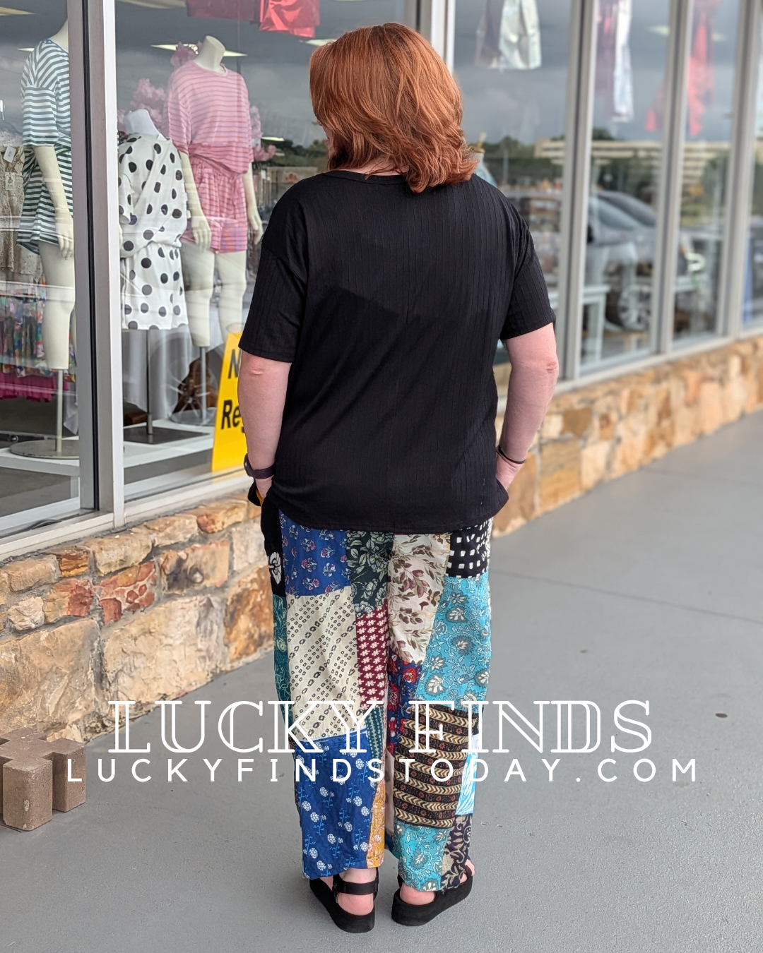 Vintage Patchwork Pants A293