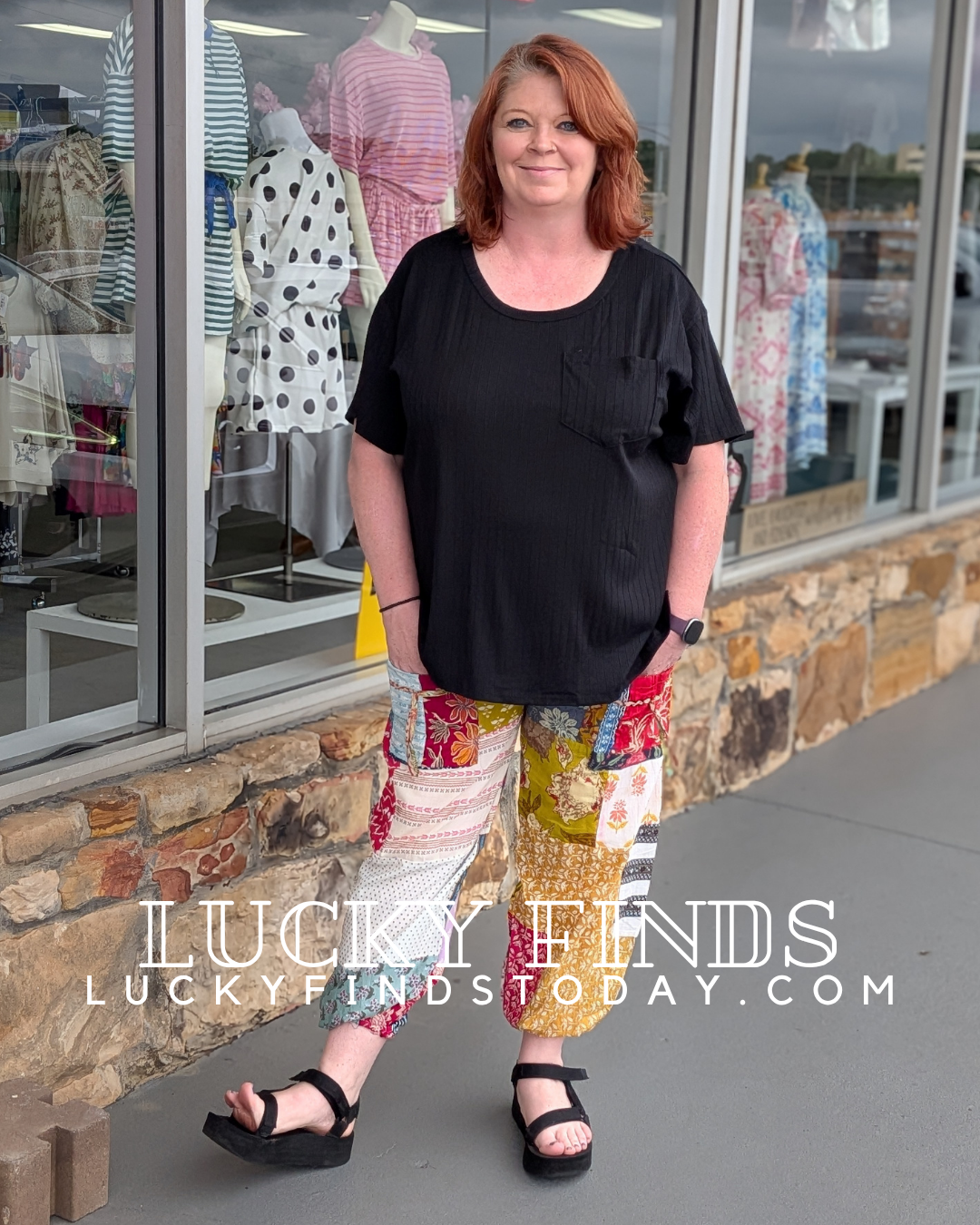 Vintage Patchwork Jogger Pants A296