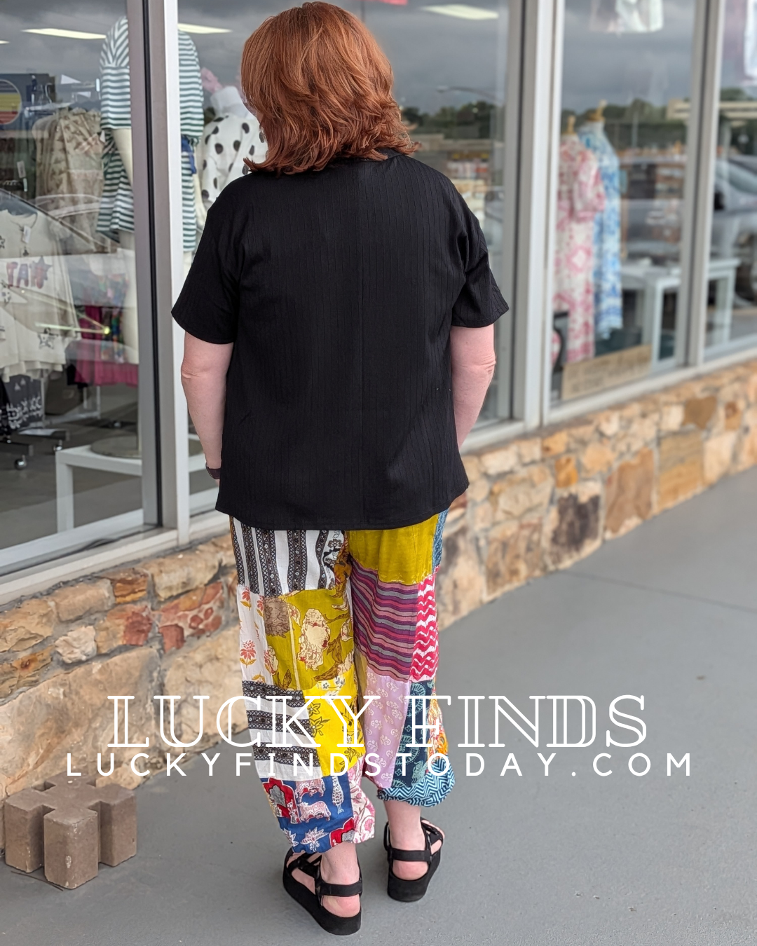 Vintage Patchwork Jogger Pants A296